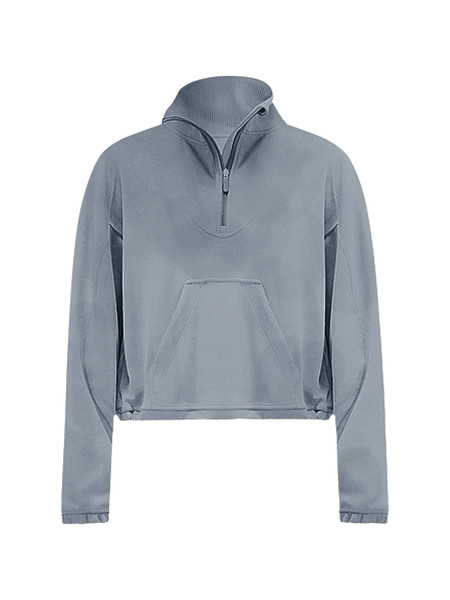 Brushed Softstreme Ribbed Half Zip | Women's Hoodies & Sweatshirts | lululemon | lululemon (CA)