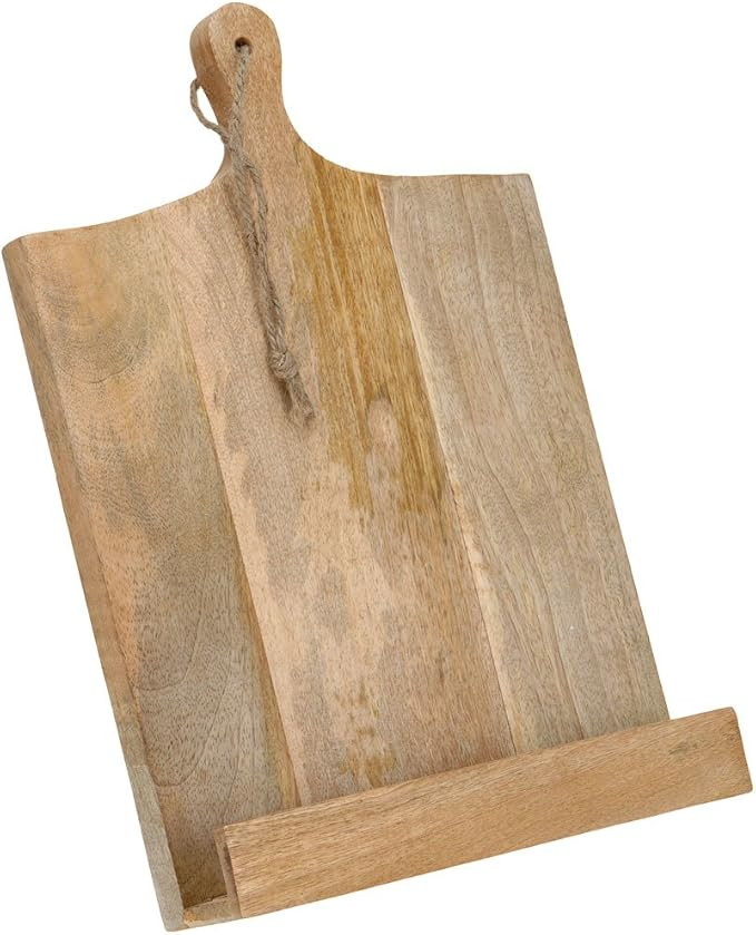 Wooden Chopping Board Shape Cook Cookery Book Recipe Holder Reading Stand Rest | Amazon (UK)
