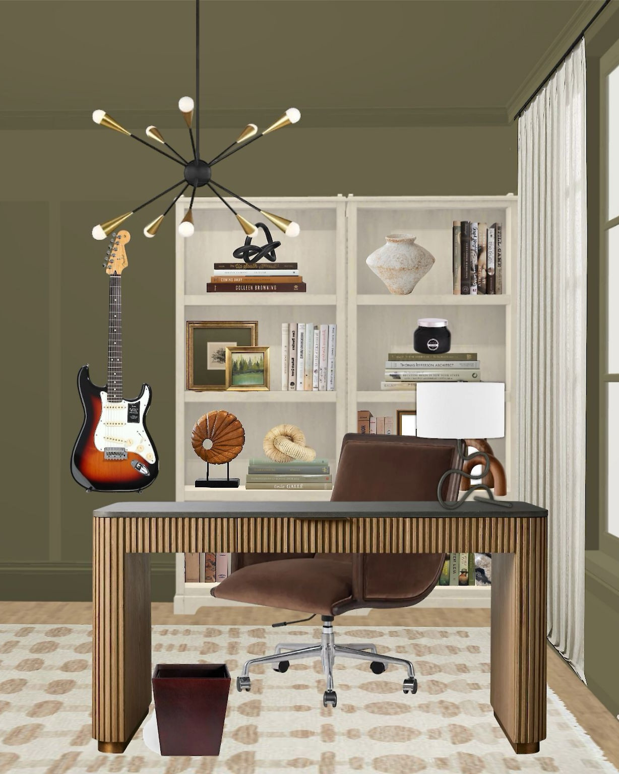 Love this masculine office design for a Houston client! 

#LTKHome #LTKSaleAlert #LTKMens