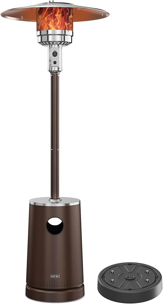 EAST OAK 50,000 BTU Patio Heater with Sand Box, Table Design, Double-Layer Stainless Steel Burner... | Amazon (US)