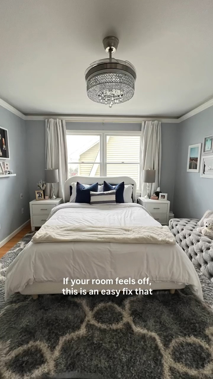 Curtain mistake we fixed after 20 years.

Twenty years ago, we hung these bedroom curtains right above the molding.

Now they’re hung high and wide, and the whole room feels taller, brighter, and more finished.

If your room feels off, this is one of the easiest fixes you can make.
Save this before you hang curtains.

Curtains are from @potterybarnkids 

#curtaintips #bedroomdesign #interiordesigntips #beforeandafter #potterybarnkids