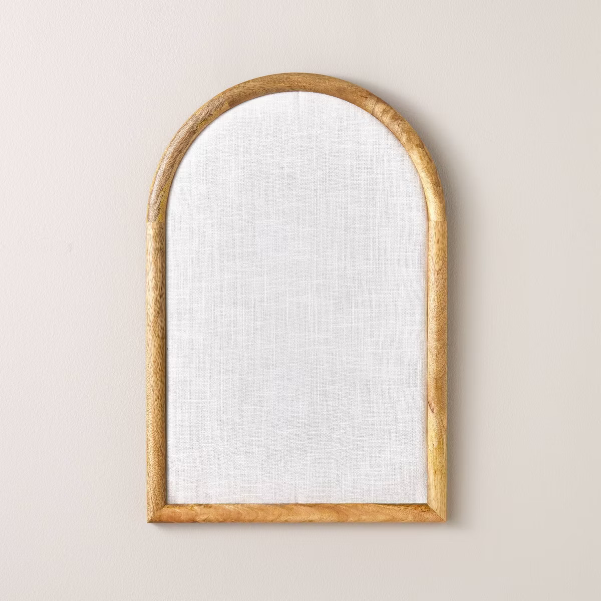 Arched 16"x24" Wood Framed Fabric Bulletin Board - Hearth & Hand™ with Magnolia | Target