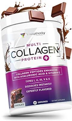 Amazon.com: Multi Collagen Peptides Plus Hyaluronic Acid and Vitamin C, Hydrolyzed Collagen Prote... | Amazon (US)