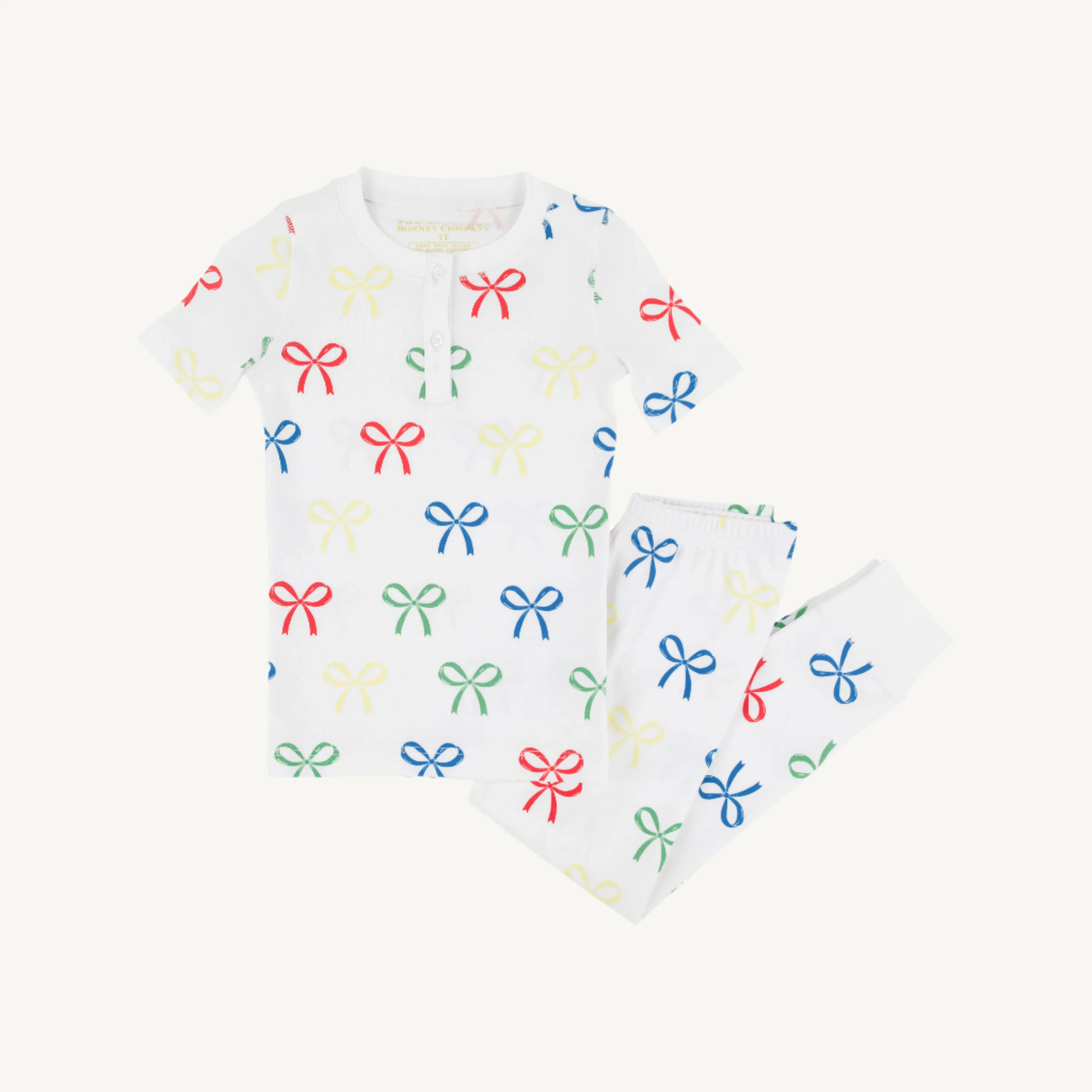 Sara Jane's Short Sleeve Set - Ribbon Reminder with Worth Avenue White | The Beaufort Bonnet Company