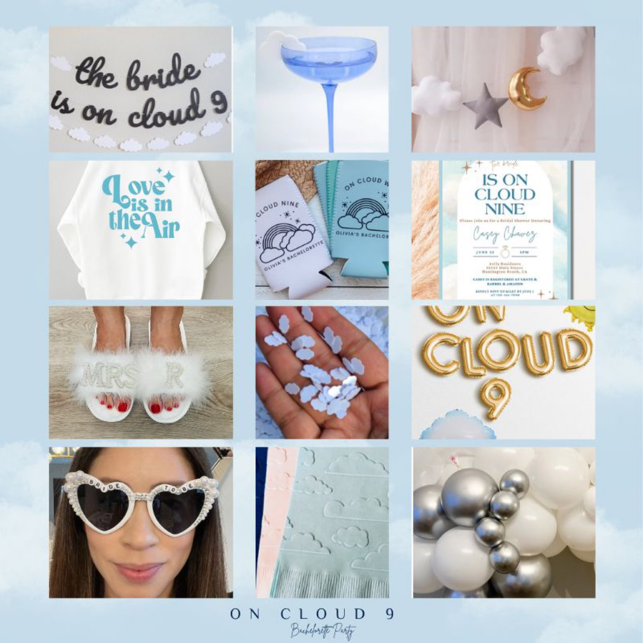 Celebrating the bride-to-be's last single days with these must-haves for a bachelorette party that has her on cloud 9 💕🎉 #brideoncloud9 #bacheloretteparty #bridetobe 

#LTKtravel #LTKwedding #LTKSeasonal