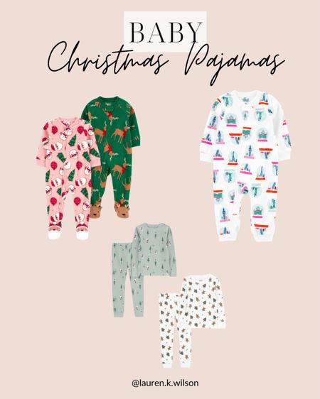 Baby Christmas pajamas, sleepwear, loungewear, Santa, trees, gingerbread, holiday, Christmas 

#LTKHoliday #LTKbaby #LTKSeasonal