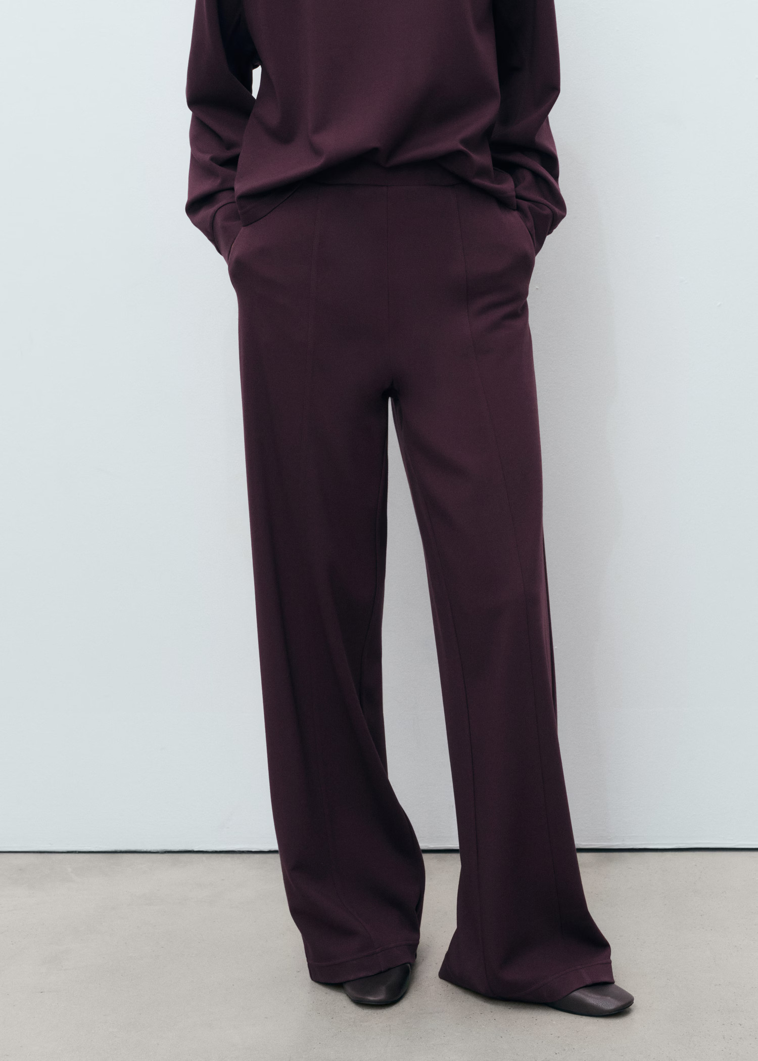 Jogger pants with elastic waist - Women | MANGO USA | Mango (US/MX/AU)