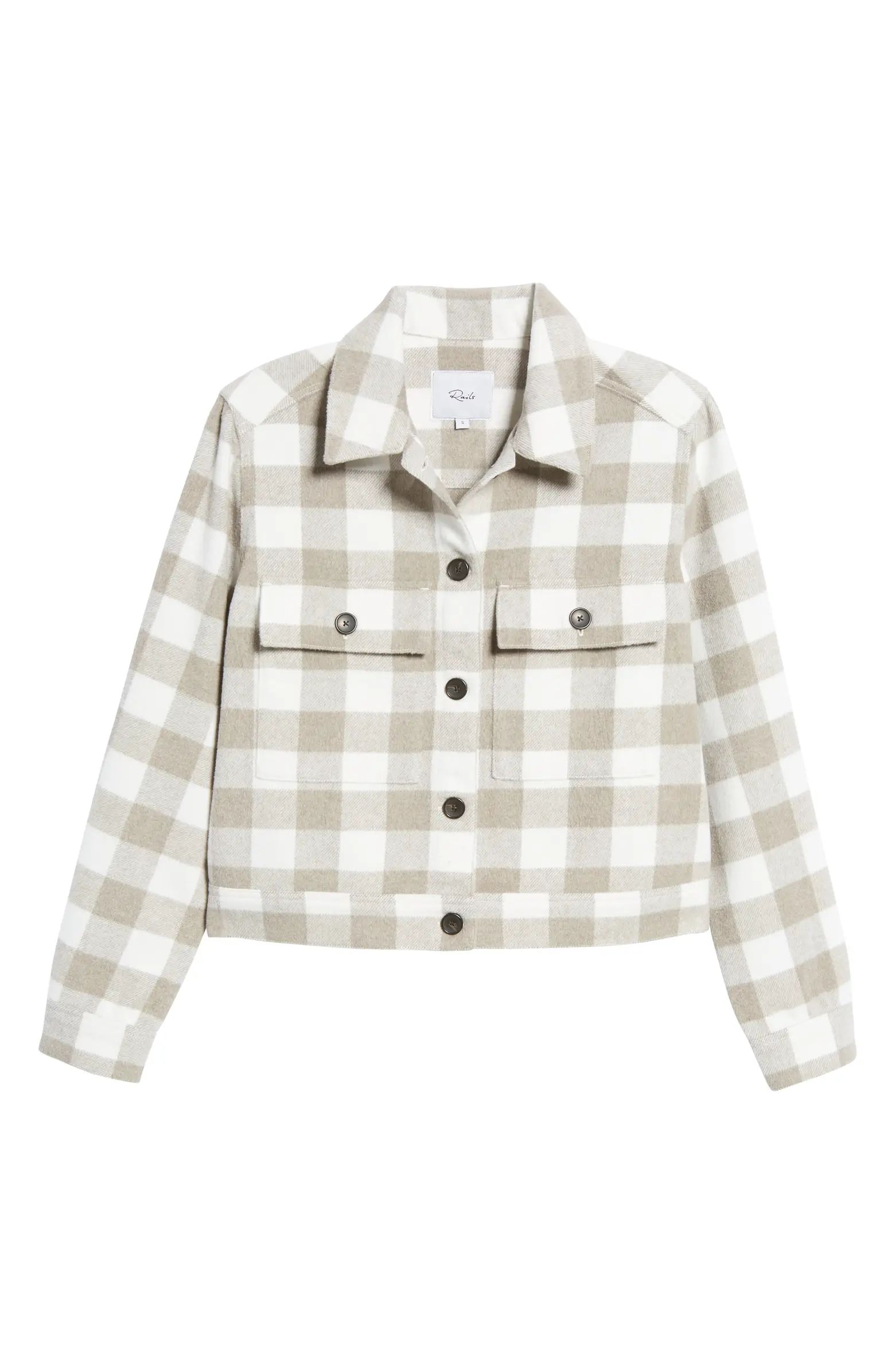 Steffi Plaid Flannel Jacket | Nordstrom