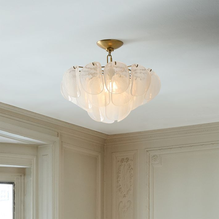Ricci Glass Flush Mount (18.5") | West Elm (US)