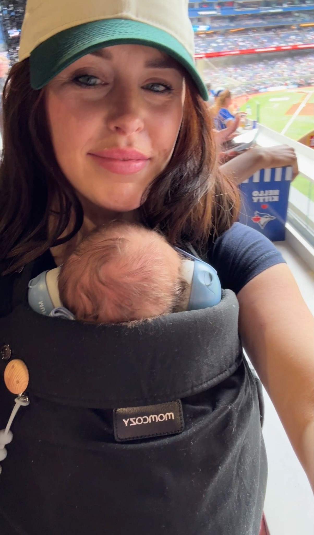 We brought our baby boy to his first Toronto blue jays baseball game! We carried him in our carrier and had baby ear protectors for him!

#LTKcanada #LTKbaby #LTKfamily