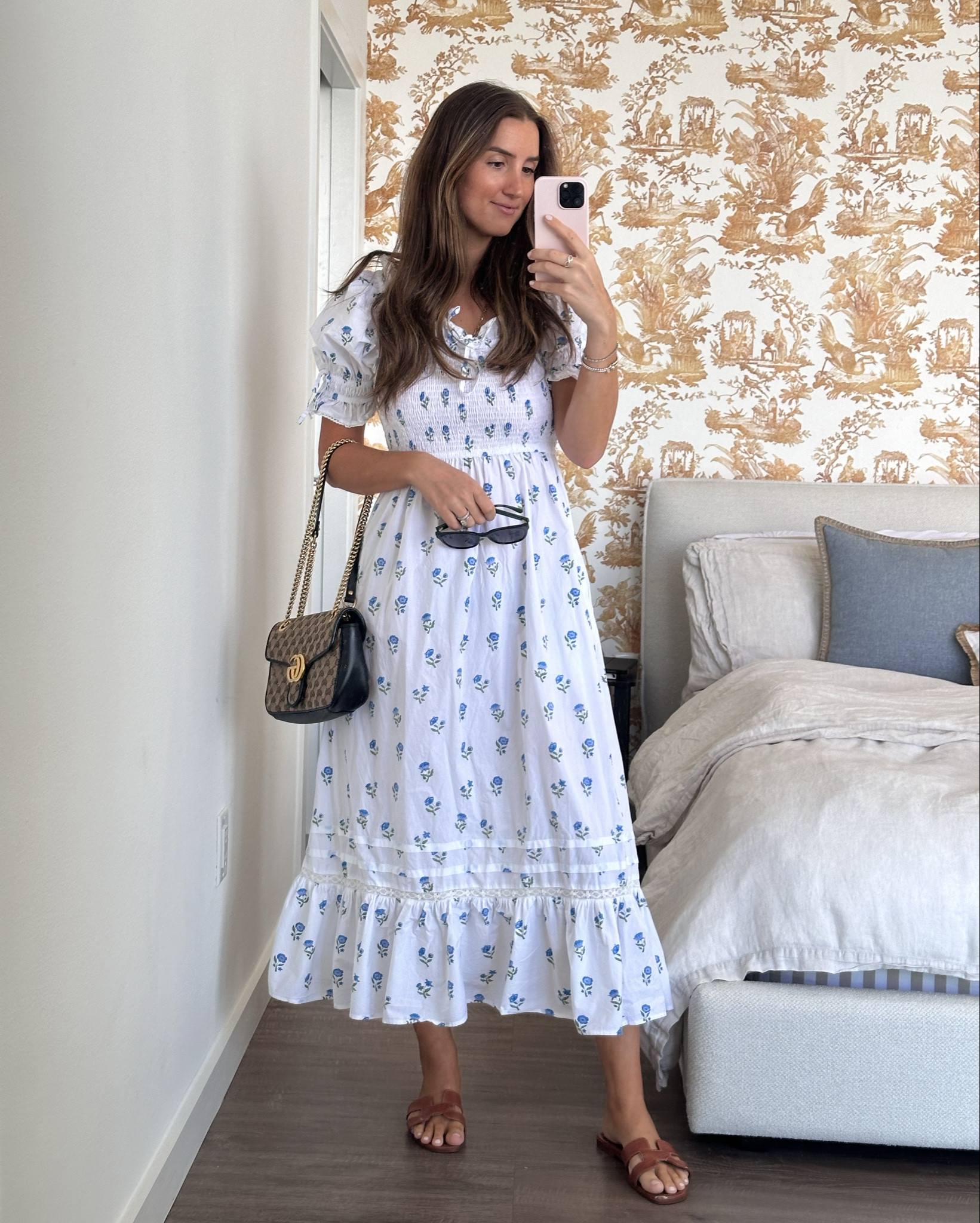 My outfit of the day! My exact dress is from Pink City Prints 2023, but I linked more from the brand + other similar styles!