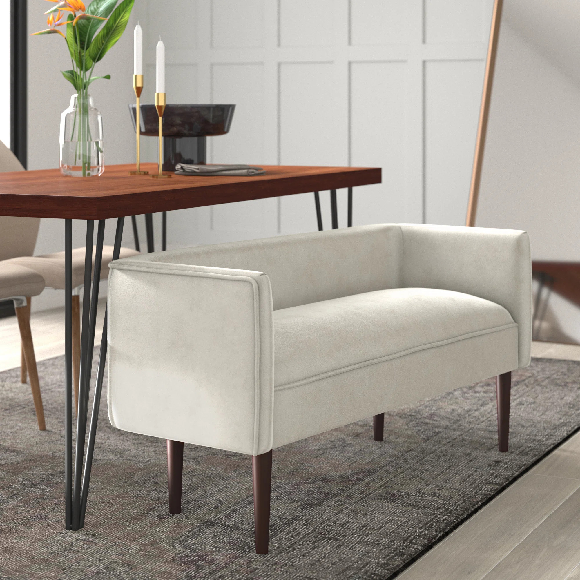 Mercury Row® Brittany Upholstered Bench & Reviews | Wayfair | Wayfair North America