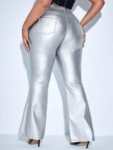 Plus High Waist Flare Leg Jeans | SHEIN