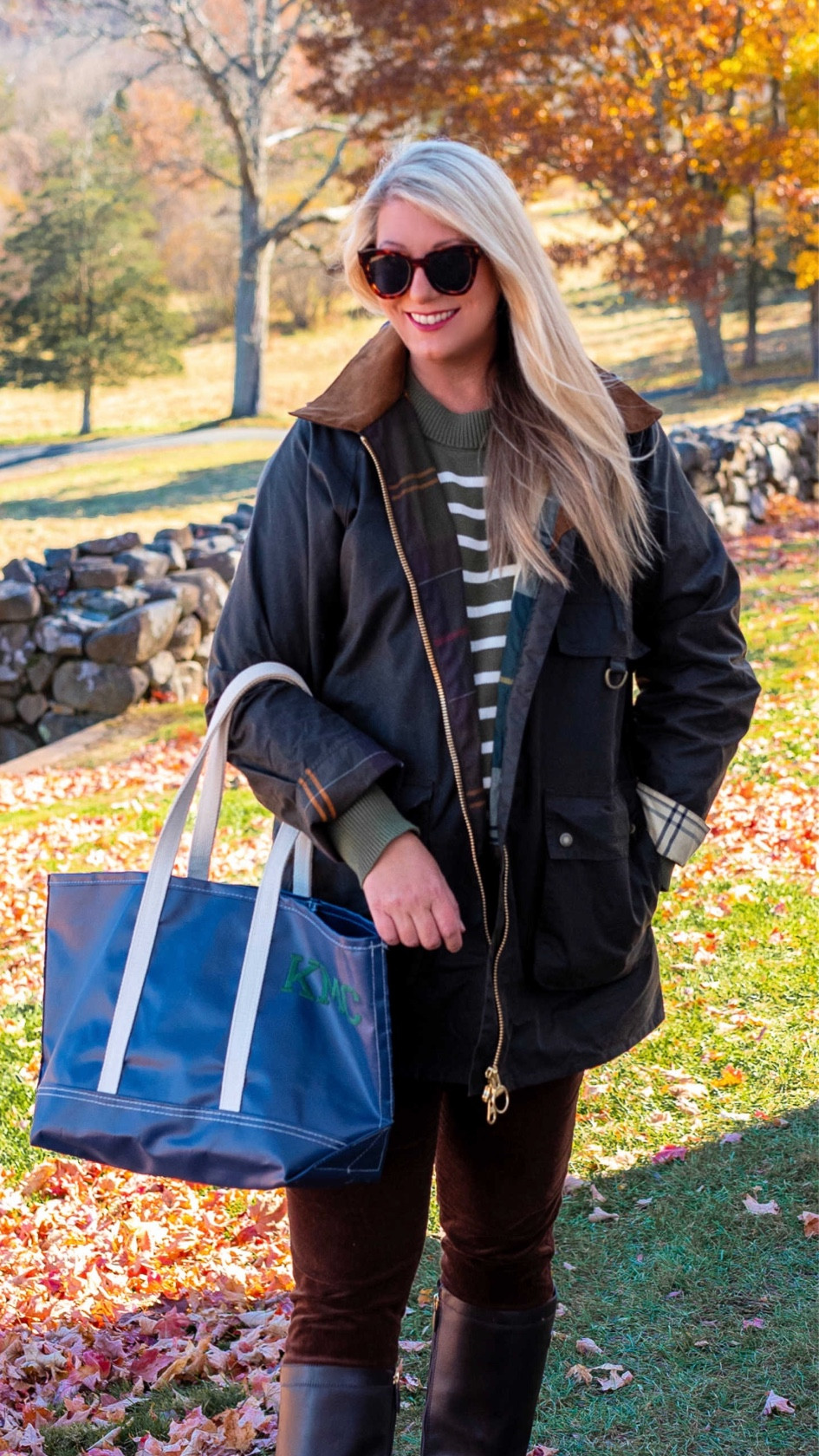 Favorite fall jacket by far❤️🍁 this Barbour is a great length, waterproof, warm, but not too bulky. I could have sized down one but it’s cute oversized too.

#LTKSeasonal #LTKOver40 #LTKGiftGuide