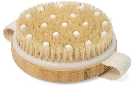 CSM Dry Body Brush - Natural Bristle Exfoliating Brush for Skin Renewal, Lymphatic Support and Ci... | Amazon (US)