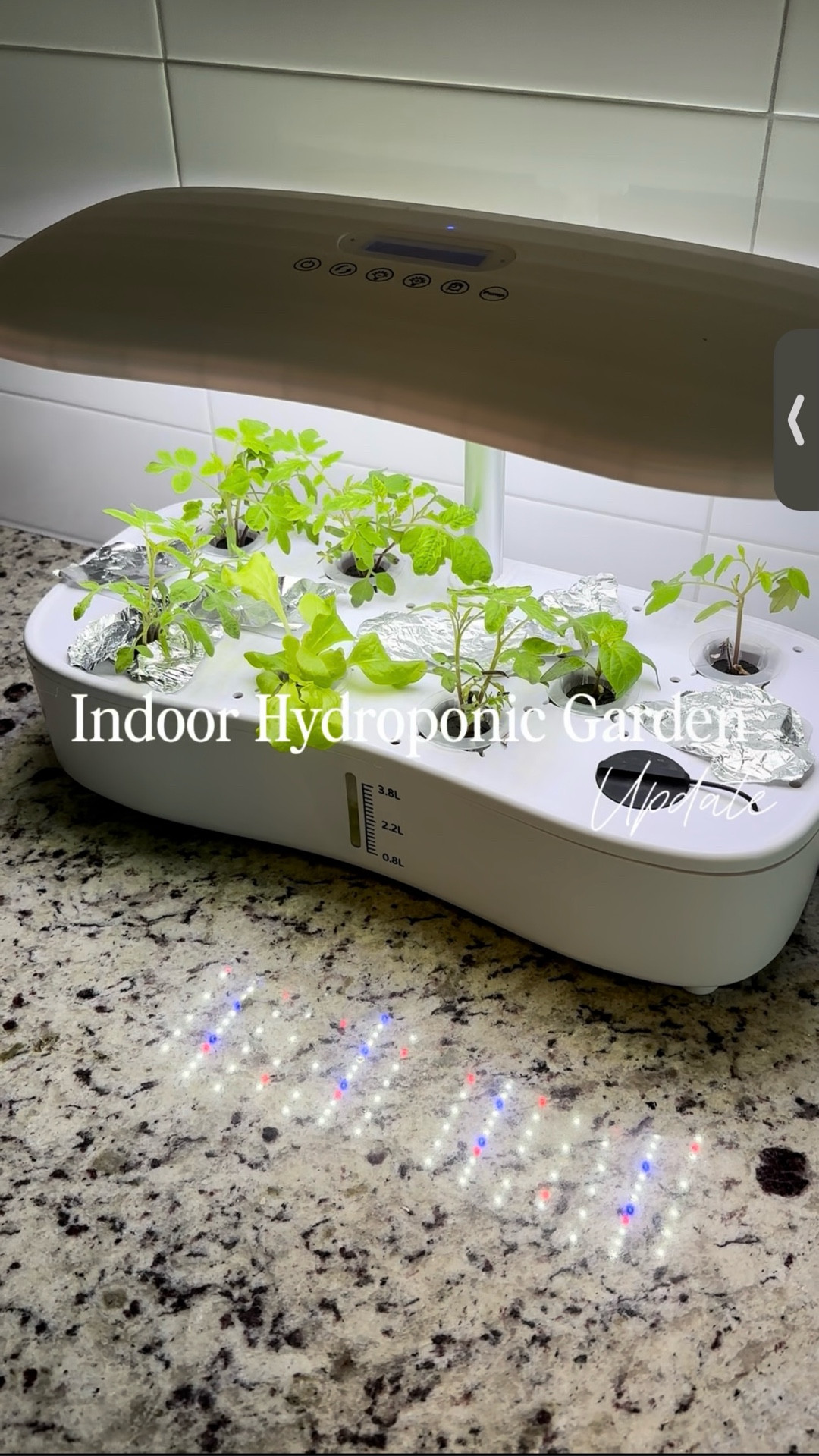 🌱 Indoor Hydroponic Garden Update! 🥬 My veggies are thriving — no soil, no mess, just fresh produce year-round! Everything I use is linked down below!

#LTKSaleAlert #LTKFindsUnder50 #LTKHome