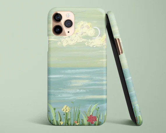 Aesthetic Iphone Case Art Scenery Samsung Cover for Iphone 13 | Etsy | Etsy (US)