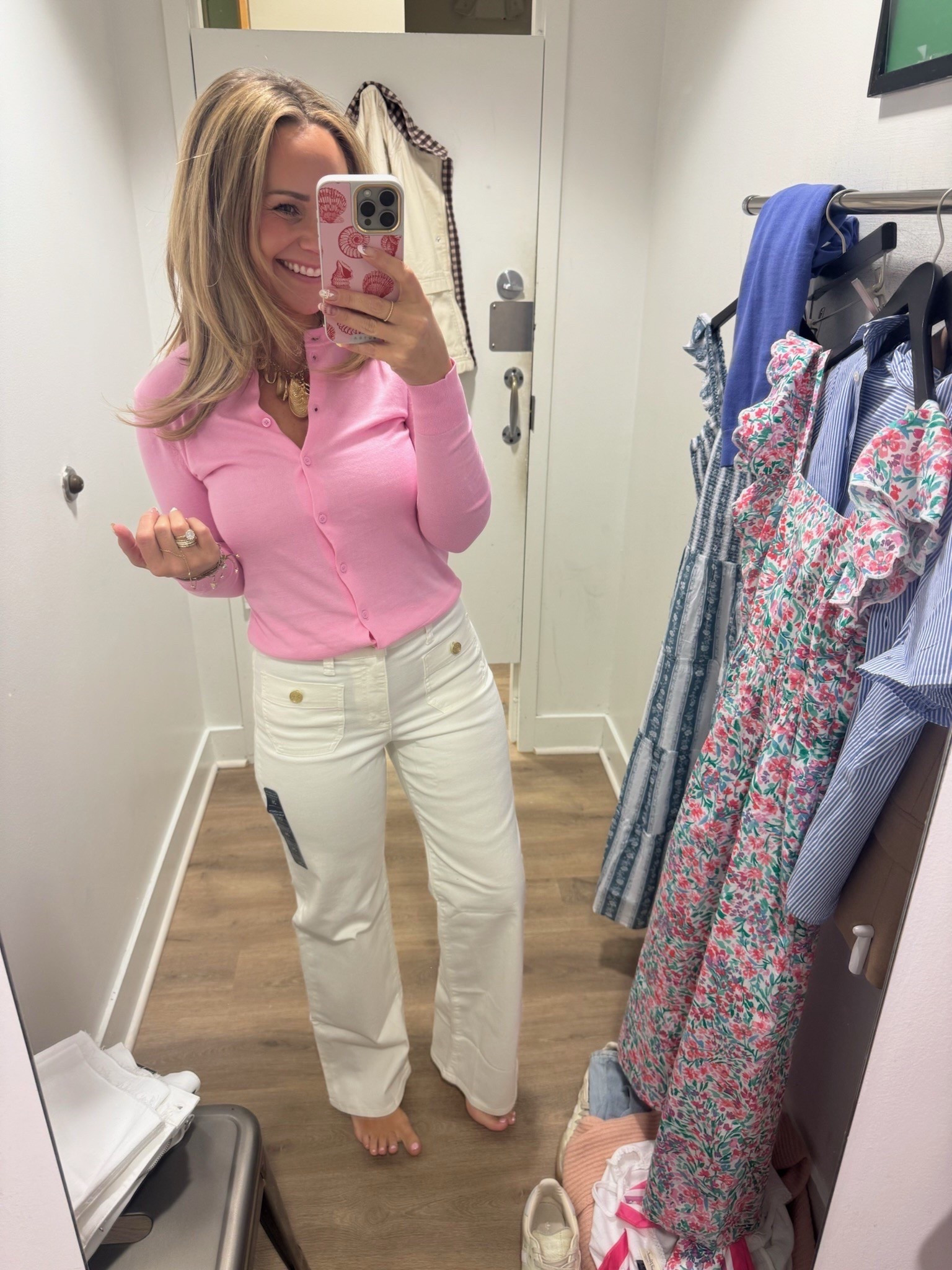 Major J. Crew Factory deals🌸 use code SHOP50 for an extra 50% off this casual + comfy pink cardigan!🙌🏼 

j. crew factory, sale, sale alert, sale finds, pink cardigan, dress, spring style, coastal granddaughter aesthetic, coastal grandma aesthetic, blazer, cashmere top, white jeans, white denim, jean vest, belt, petite fashion, Claire Tammaro 

#LTKSaleAlert #LTKStyleTip #LTKFindsUnder50