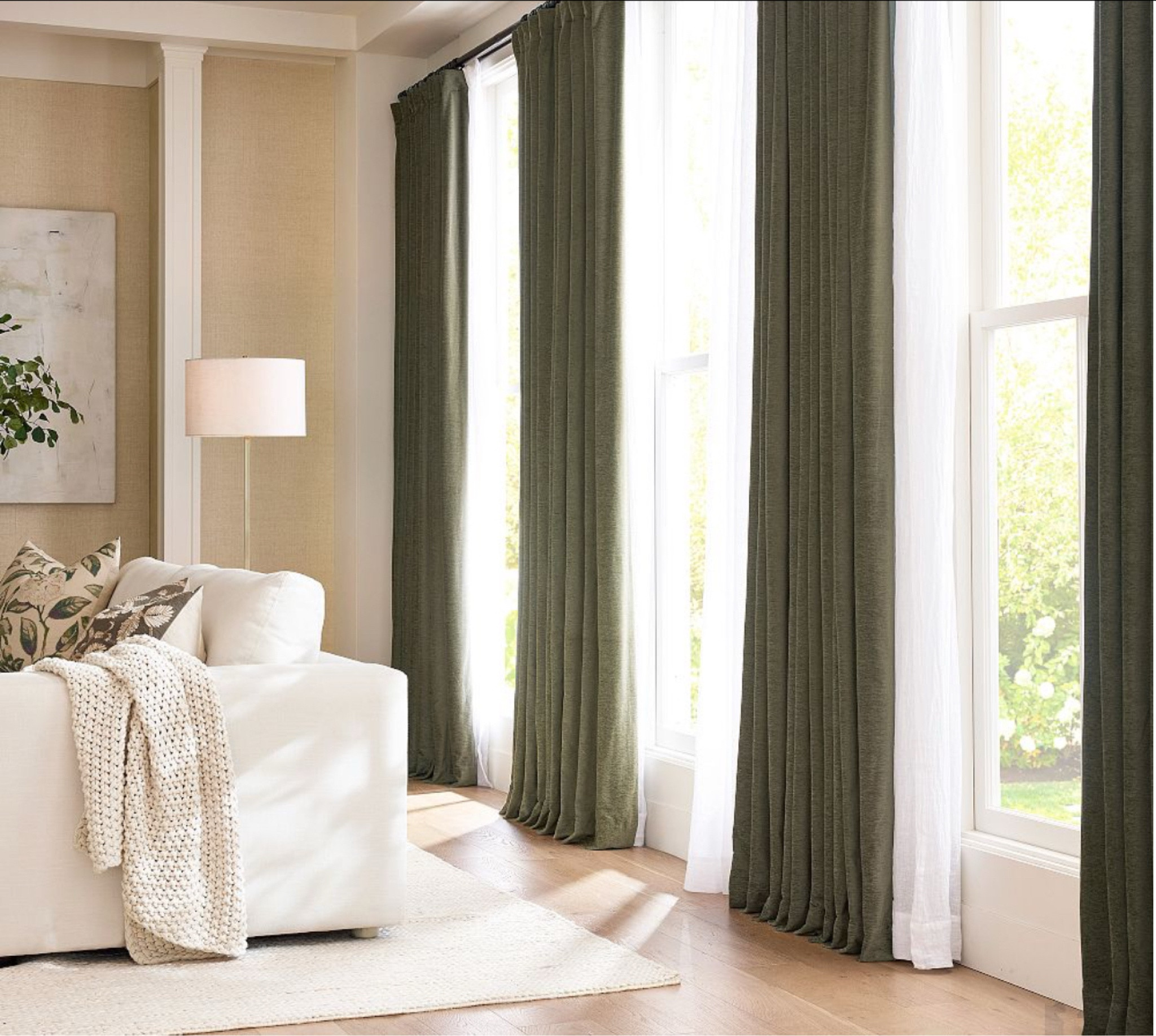 These new cotton-chenille blend cloud curtains at Pottery Barn look amazing! Great alternative to velvet if you want something a little lighter weight. 

#LTKHome