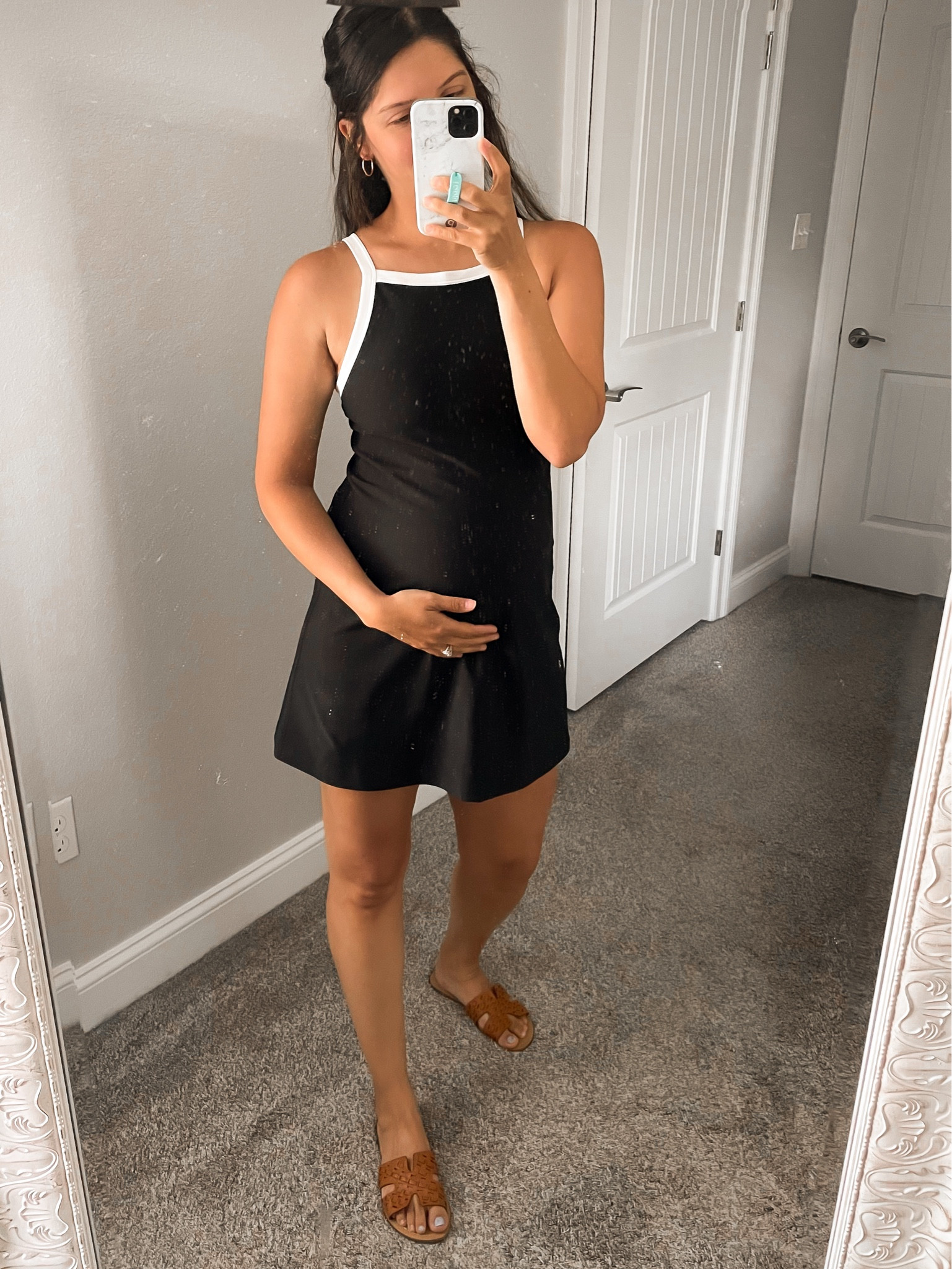 Don’t miss the Abercrombie sale this weekend! Most things 20% off.  Loving the active dresses for the bump style. 
In a medium in this dress @ 24 weeks. 


#LTKBump #LTKSummerSales #LTKFitness