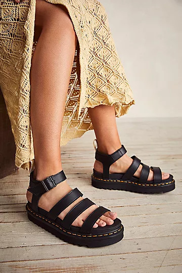 Dr. Martens Vegan Blaire Flatform Sandals | Free People (Global - UK&FR Excluded)