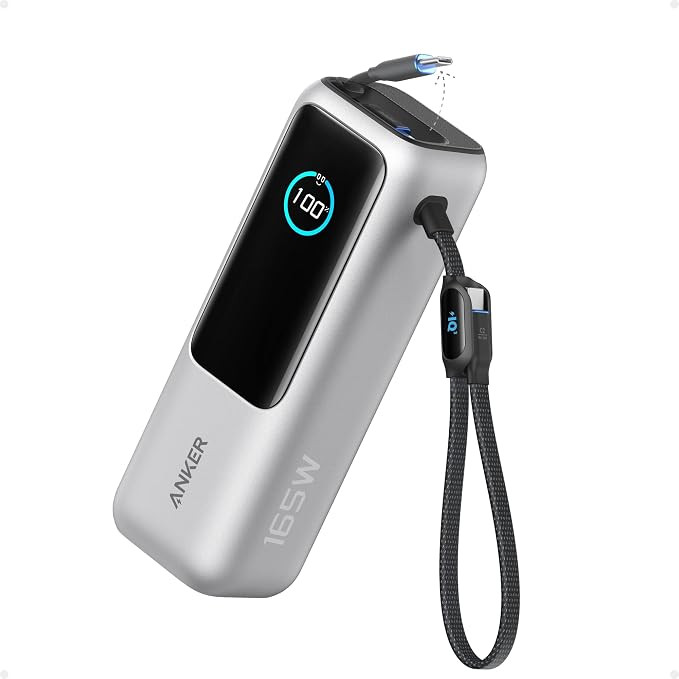 Anker Laptop Power Bank,25,000mAh Portable Charger with 165W Total Output,3 USB-C Ports (100W Max... | Amazon (US)