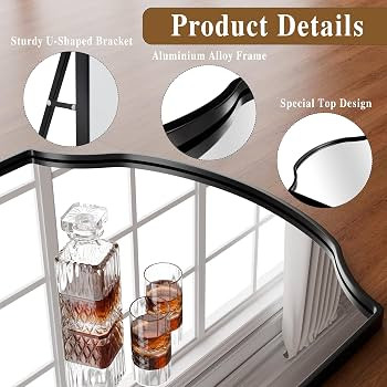 BEAUTYPEAK 71"x32" Full Length Mirror with Unique Arched Design | Amazon (US)