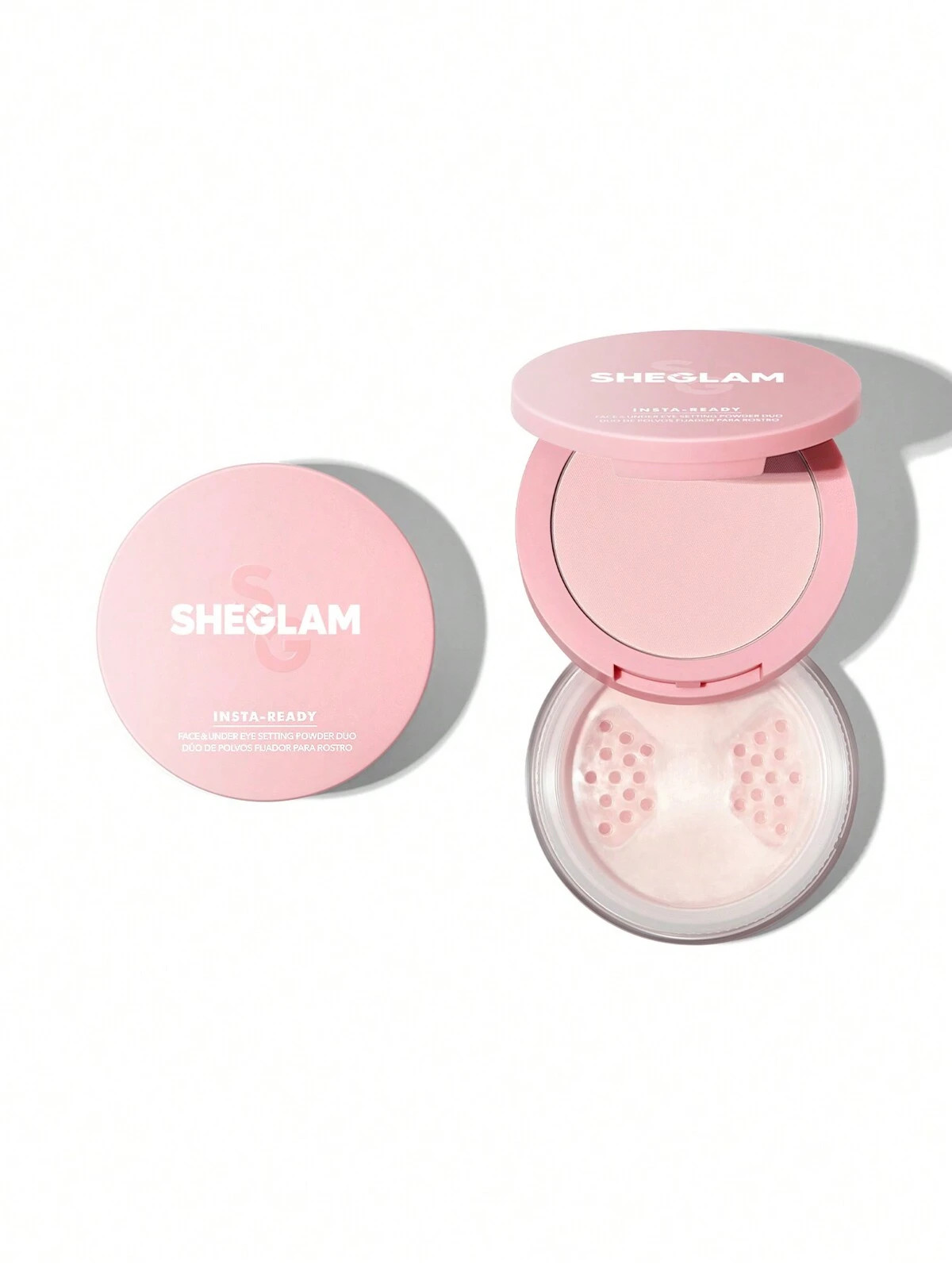 Insta-Ready Face & Under Eye Setting Powder Duo-Bubblegum | SHEGLAM