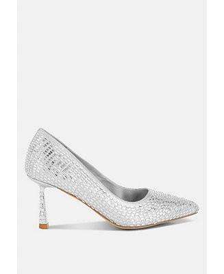 Benjamins Rhinestones Embellished Pumps - Macy's | Macy's