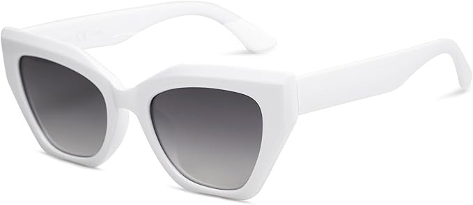 SOJOS Square Cat Eye Polarized Sunglasses for Women Retro Classic Vintage Trendy Cateye Shades Su... | Amazon (US)