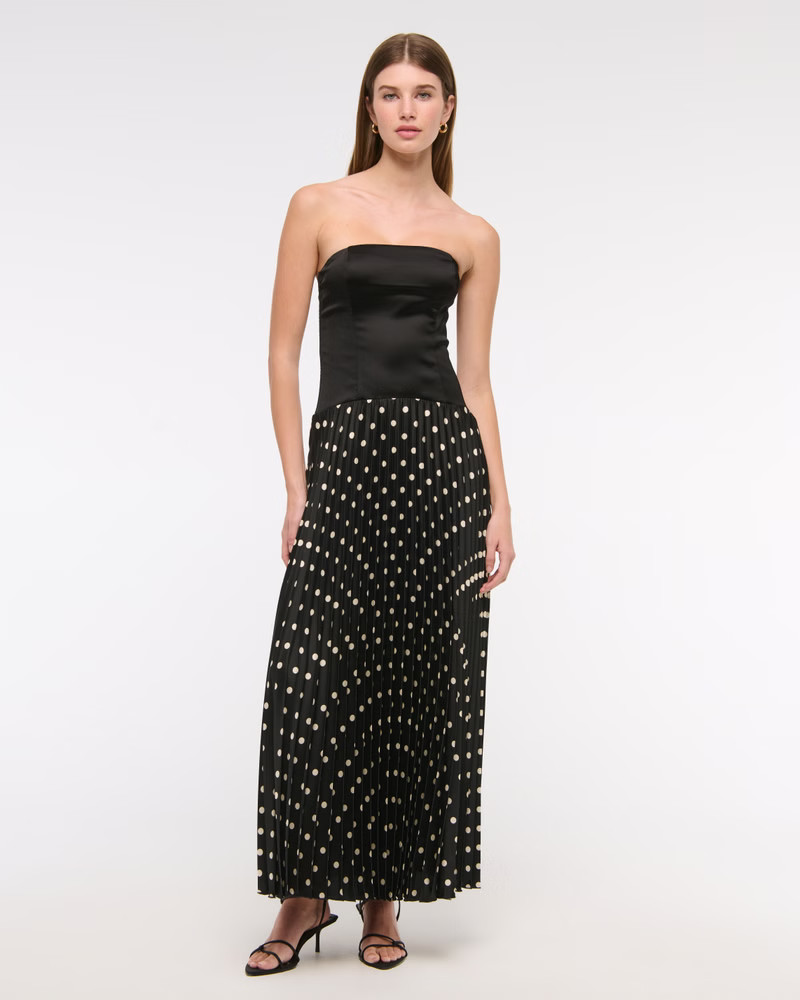 Women's The A&F Giselle Drop-Waist Maxi Dress | Women's Dresses & Jumpsuits | Abercrombie.com | Abercrombie & Fitch (US)