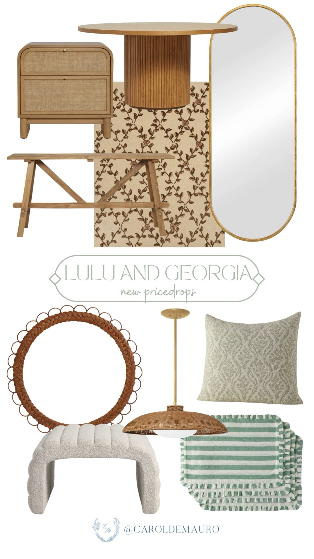 Give your space the glow-up it deserves with these gorgeous Lulu and Georgia pieces. You’ll love how easily that woven pendant and textured mirror add those perfect finishing touches to your favorite room!

home refresh, decor styling, living room style, entryway finds, bedroom inspo, modern home, lighting fixtures, affordable finds

#LTKSeasonal #LTKHome #LTKU
