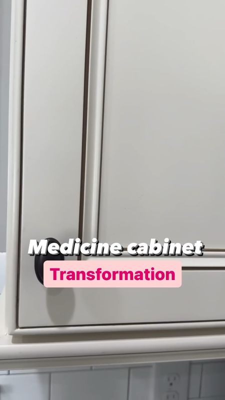 Medicine cabinet transformation 

#LTKFind #LTKunder50 #LTKhome