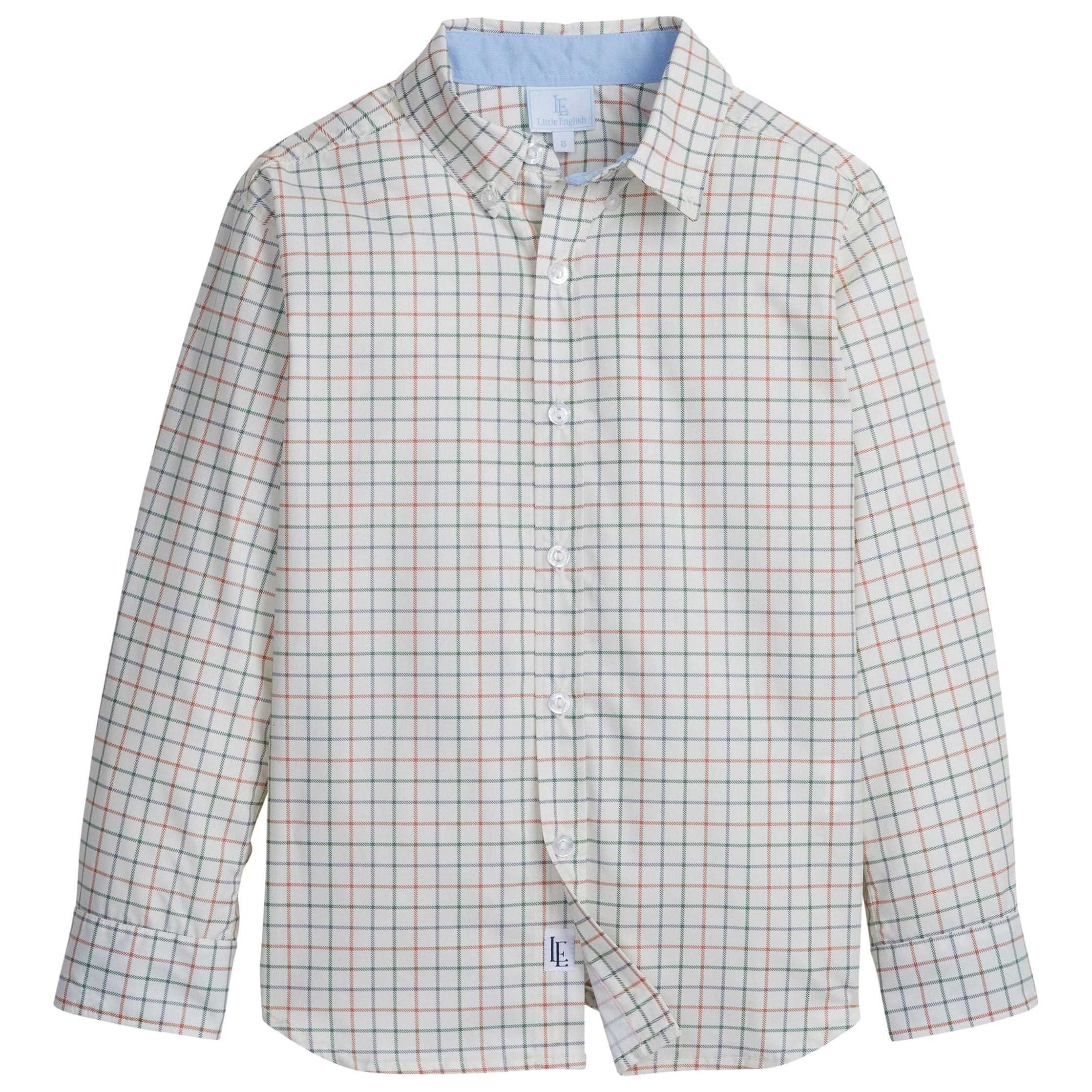 Hunter Tattersall Shirt - Little Boy's Button Down | Little English