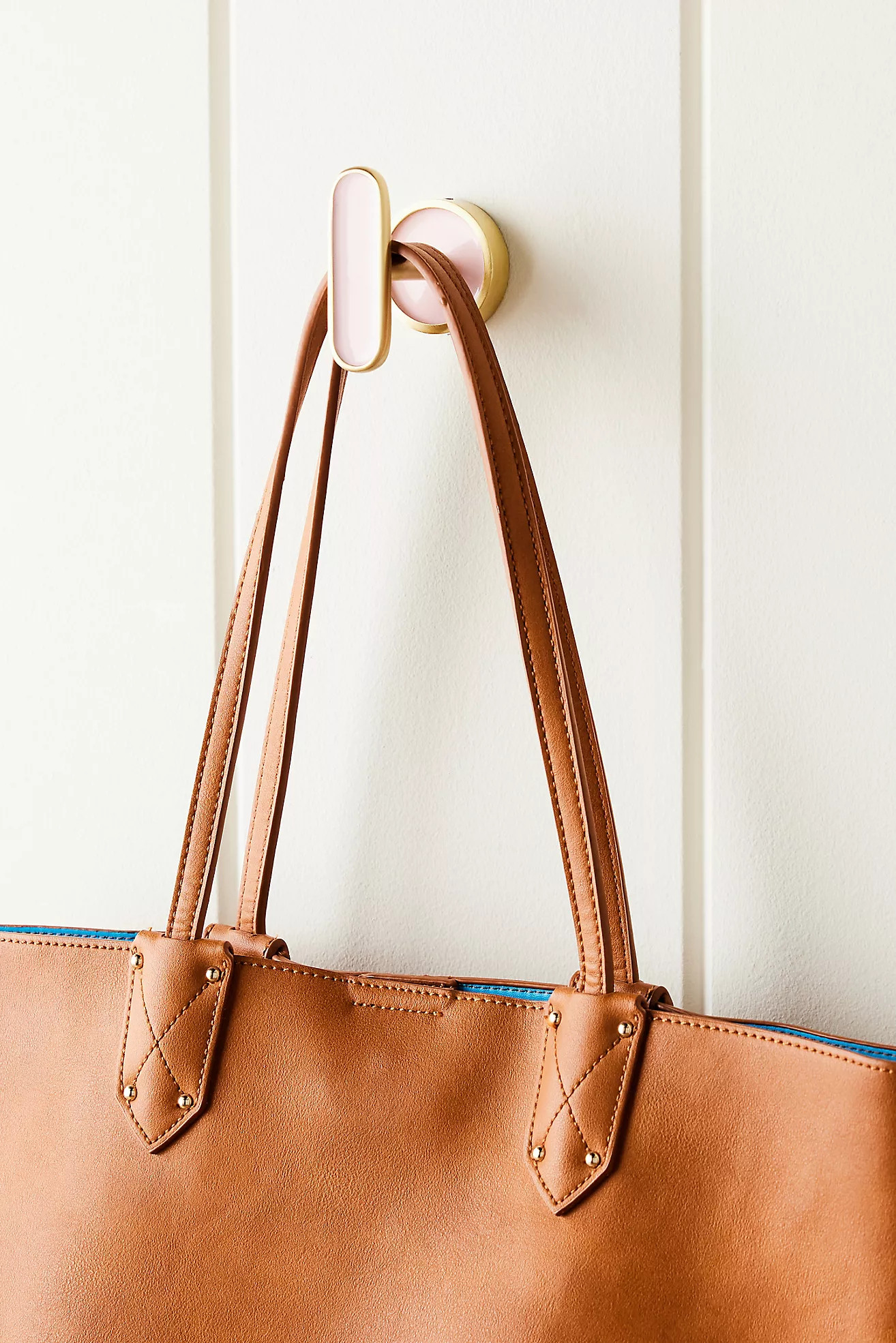 Toni Enameled Brass Bath Hook | Anthropologie (US)