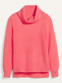 Textured Waffle-Knit Cowl-Neck Sweater for Women | Old Navy (US)