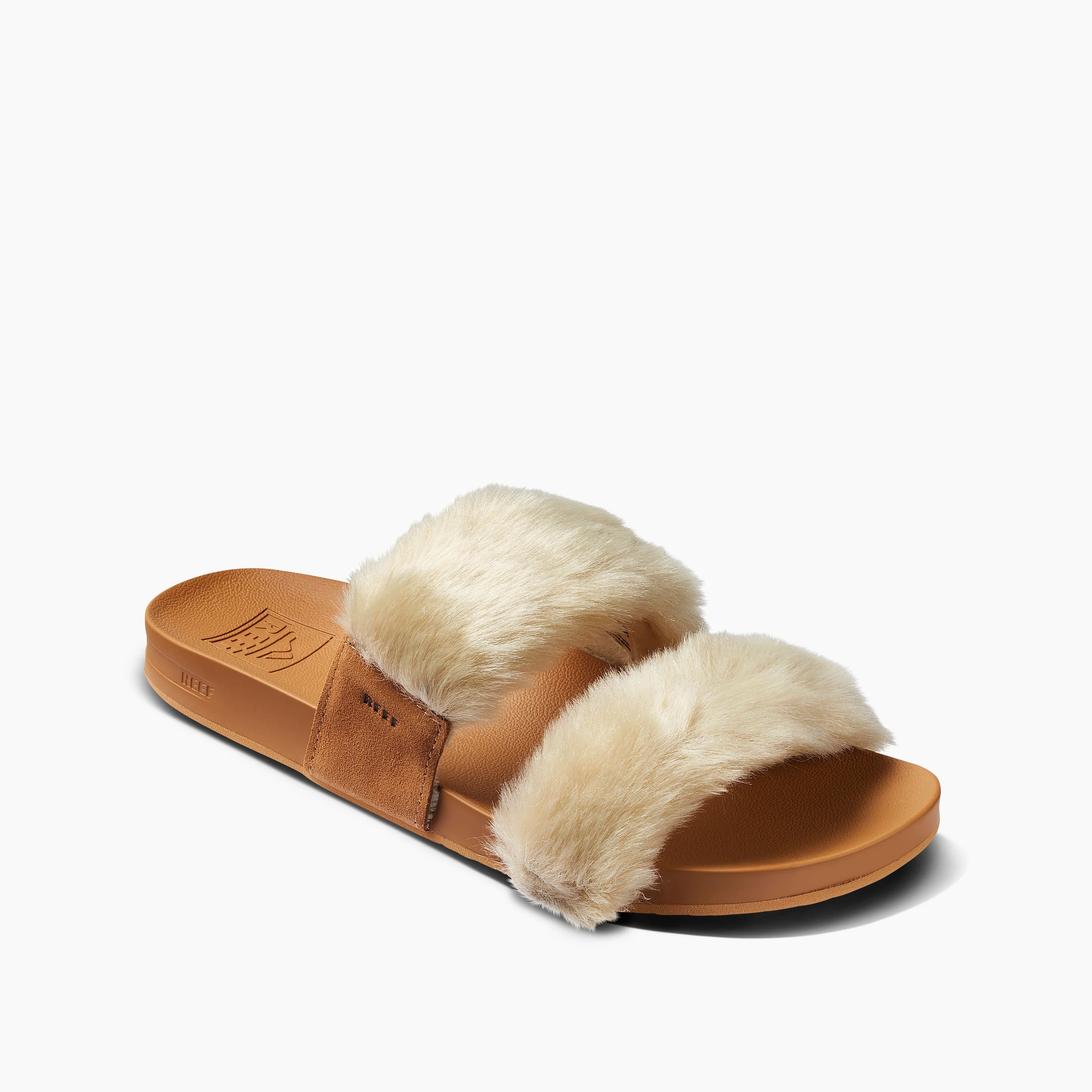 Women's Cushion Vista Cozy Slides in Sand | REEF® | Reef