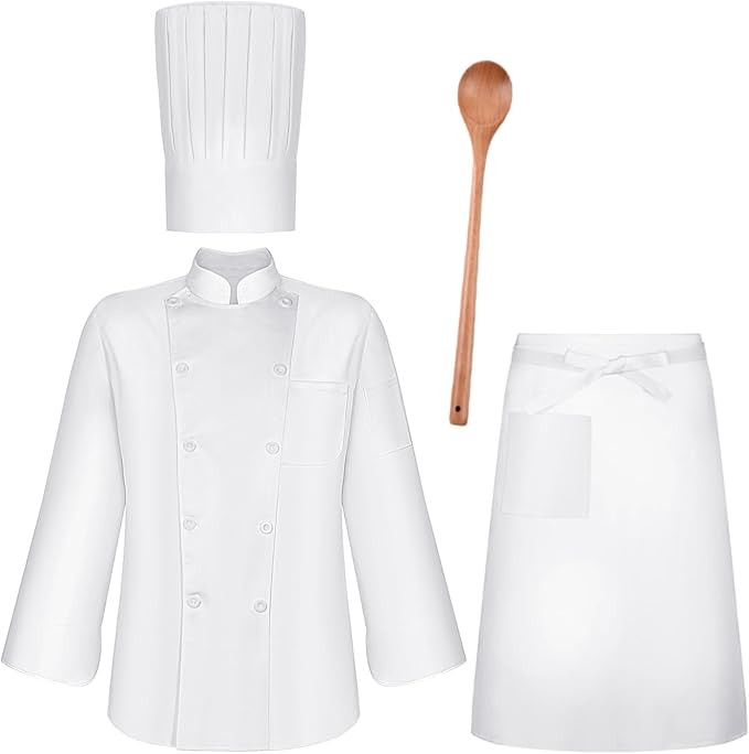 4 Pcs Halloween Mouse Chef Costume Set Inclued Chef Jacket,Tail Hat,Apron and Spoon for Men Women... | Amazon (US)