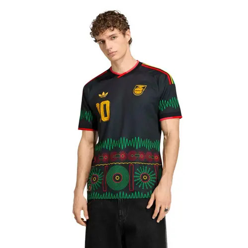 Men's adidas Bob Marley Black Jamaica National Team 2026 Away Replica Jersey at Nordstrom, Size X-Large | Nordstrom