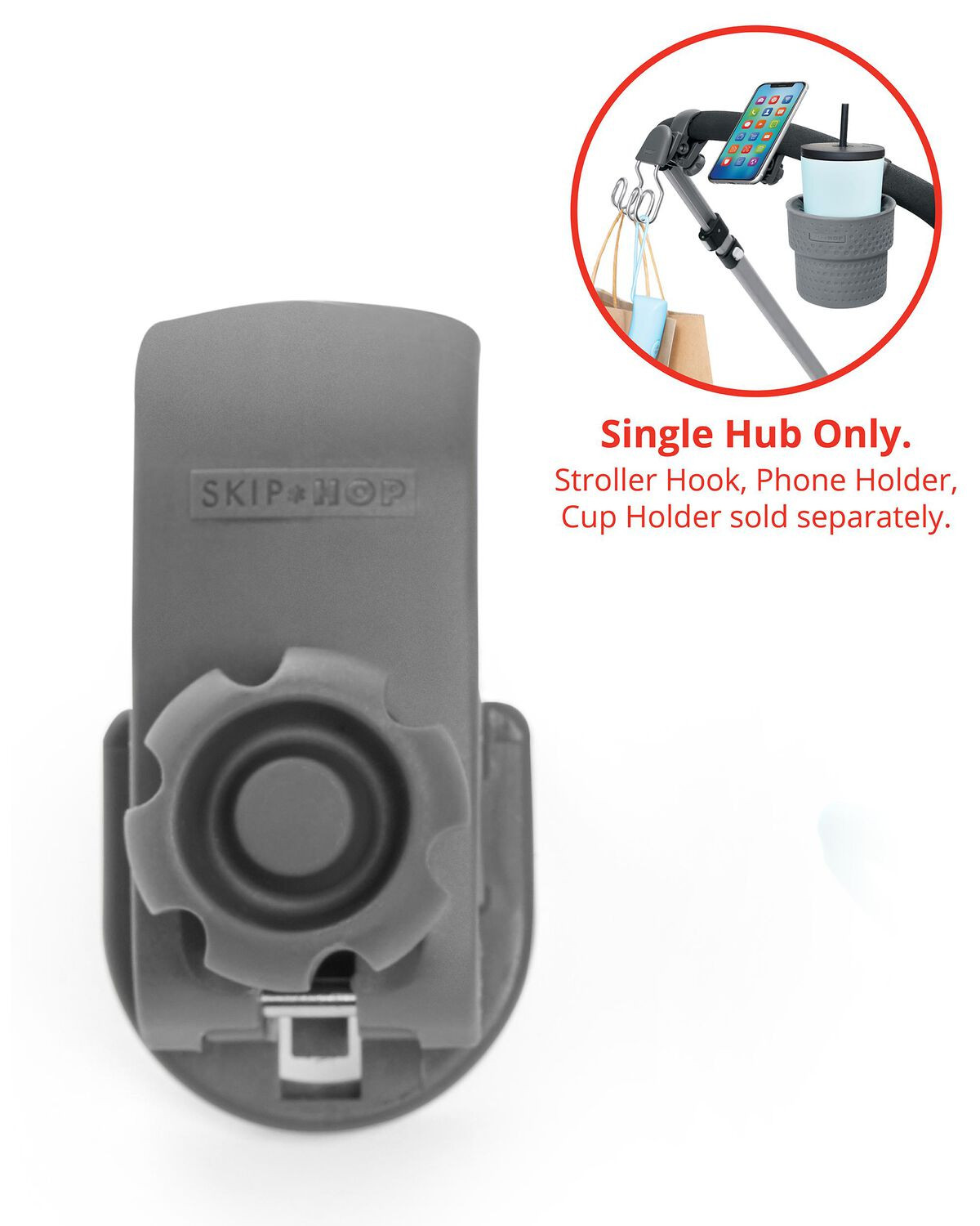 Stroll & Connect Universal Single Hub - Charcoal - Carter's | Carter's | Carter's Inc