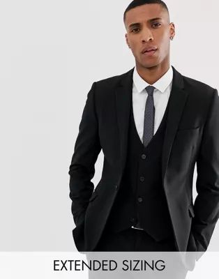 ASOS DESIGN super skinny suit jacket in black | ASOS (Global)