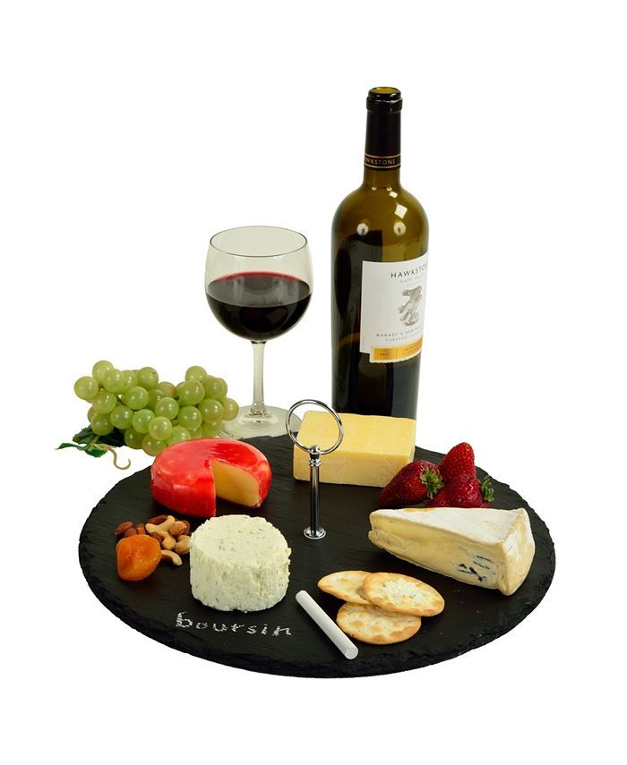 Selva Slate Cheese Board Serving Tray, Write On with 2 Chalks | Macys (US)