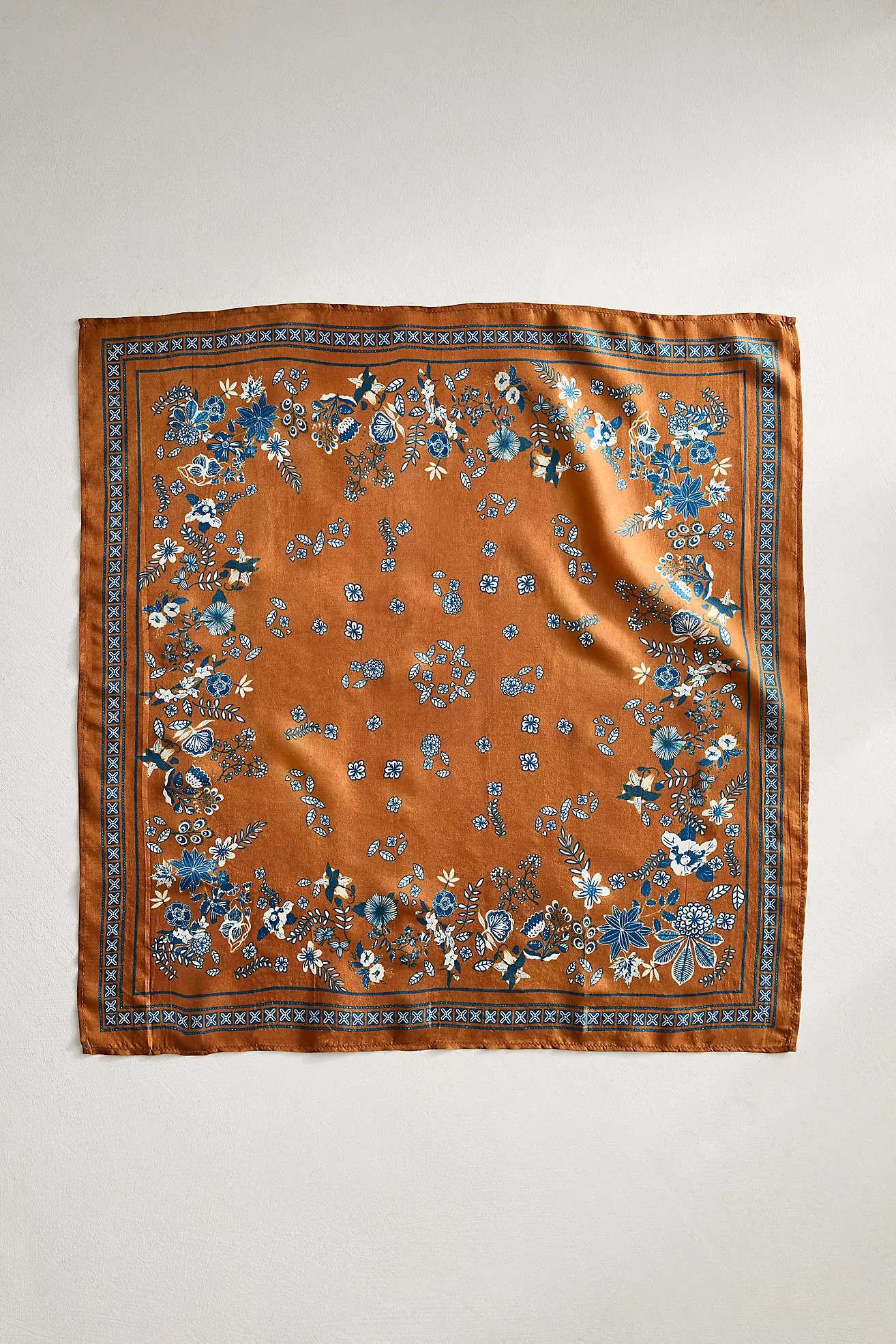 Botanical Silk Bandana | Anthropologie (US)