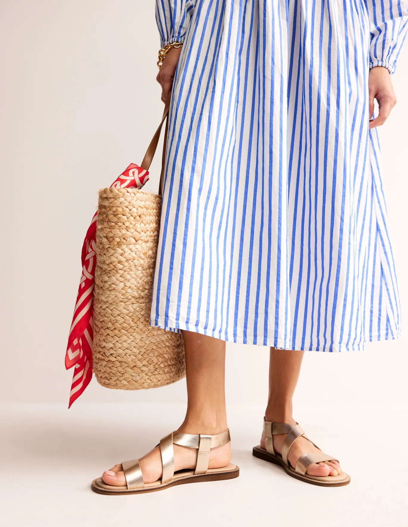 Cross Strap Flat Sandals | Boden (US)