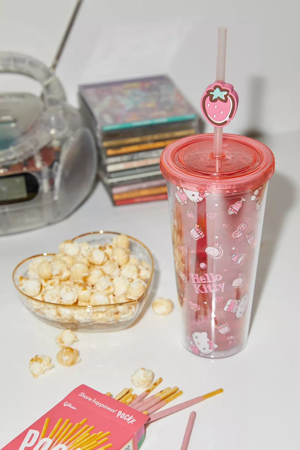 Hello Kitty Carnival Strawberry Tumbler | Urban Outfitters (US and RoW)