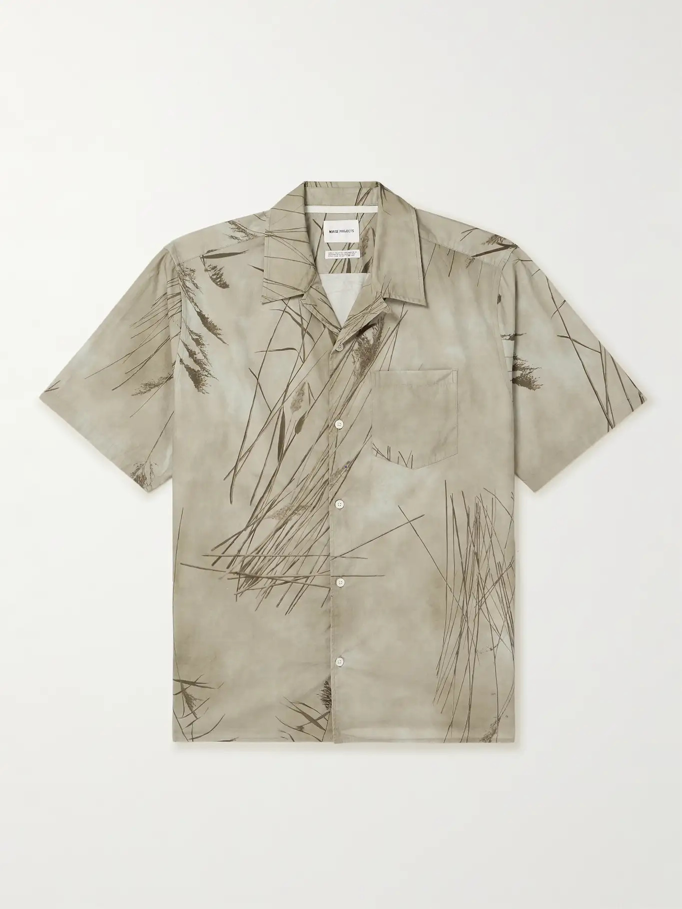 Carsten Convertible-Collar Printed Cotton-Poplin Shirt | Mr Porter (UK)