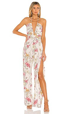 Katie May Never Cross Jumpsuit in Ivory Lily from Revolve.com | Revolve Clothing (Global)