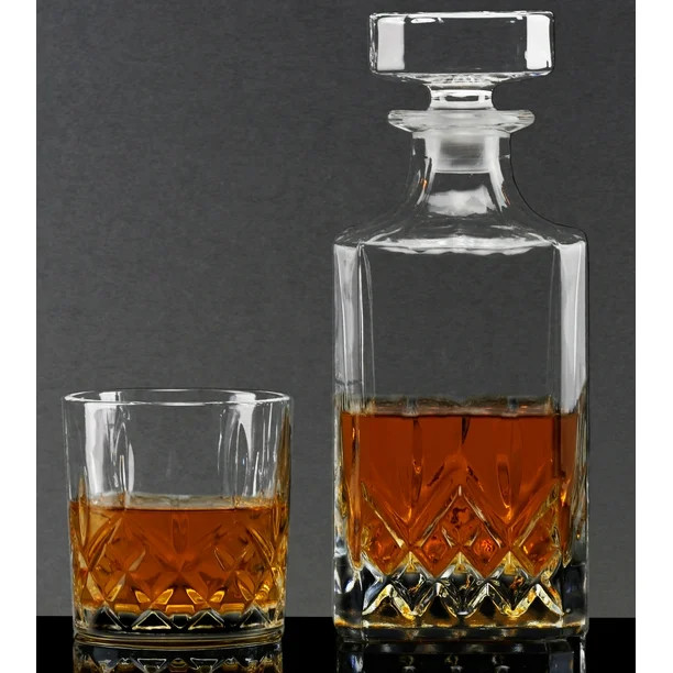Bar340 Wellfort 5 Piece Clear Glass Whisky Set - Walmart.com | Walmart (US)