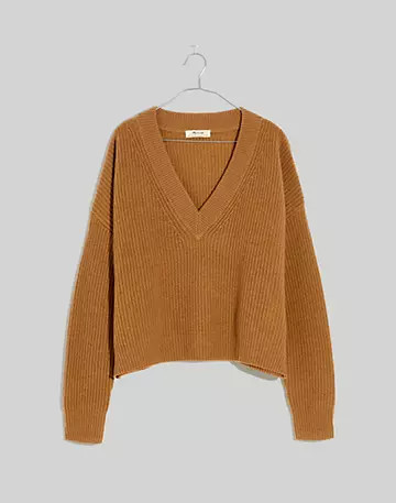 (Re)sourced Cashmere V-Neck Pullover Sweater | Madewell
