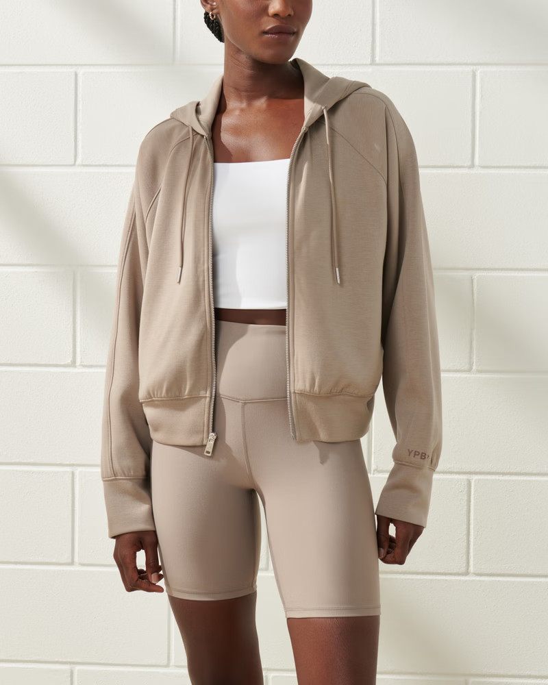 YPB neoKNIT Full-Zip Hoodie | Abercrombie & Fitch (US)